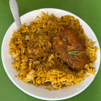 Raja Biryani and Daal Chawal